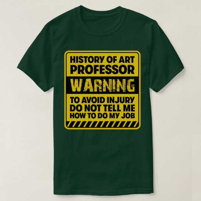 Kunstgeschichte Professor2 T-Shirt (Design vorne)
