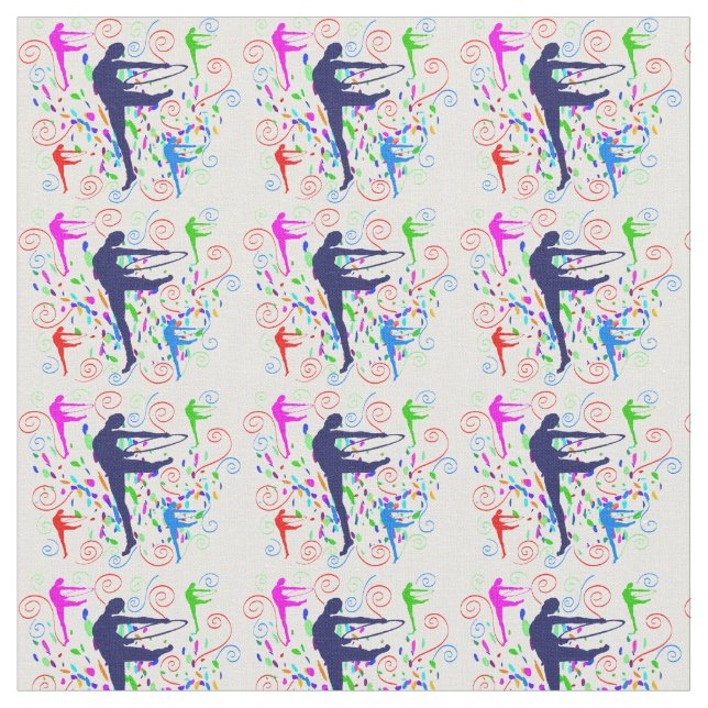 Kunstgymnastik Stoff (Nahaufnahme)