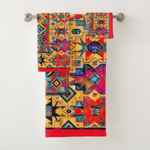 Kunsthandtuch aus Armenien Badhandtuch Set