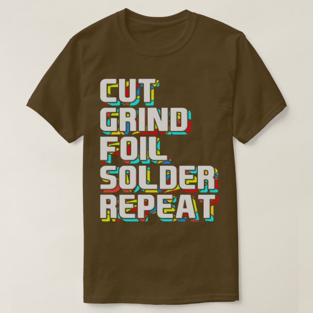 Kunsthandwerk aus Glas Kunst T-Shirt (Design vorne)