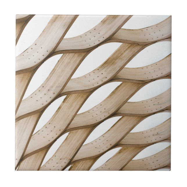 Kunsthandwerk aus Holz Fliese (Vorderseite)