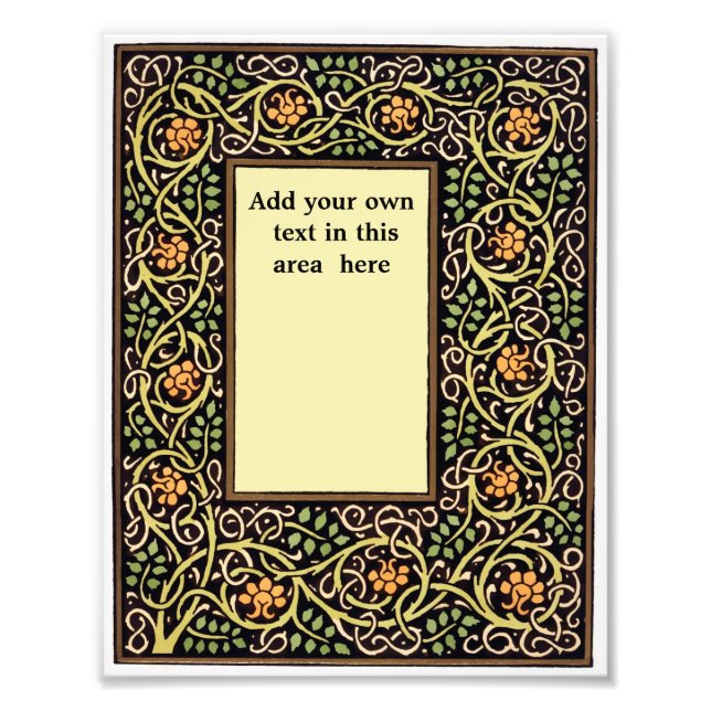 Kunsthandwerk Bewegung 1900 Rahmen Fotodruck (Vorne)