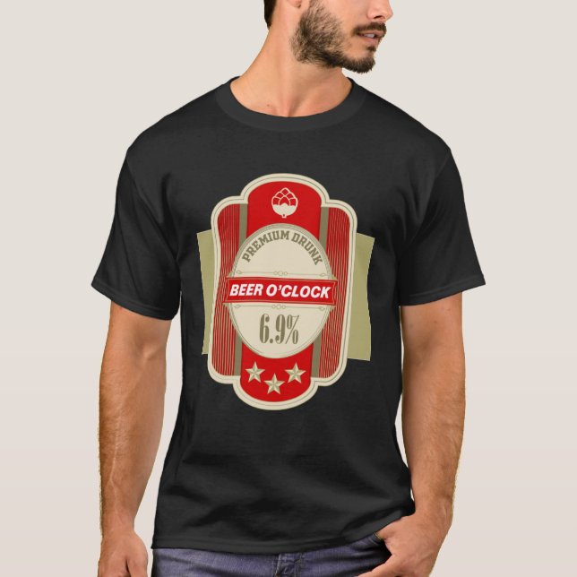 Kunsthandwerk Biertrinkkostüm T-Shirt (Vorderseite)