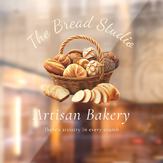 Kunsthandwerk Brotkorb  Fensteraufkleber (Blatt 2)