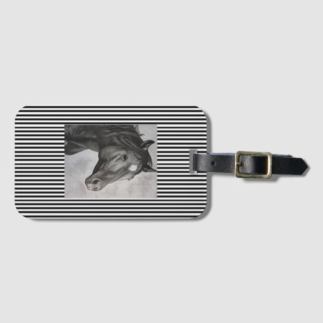 Kunsthandwerk Gepäckanhänger (Vorderseite (Horizontal))