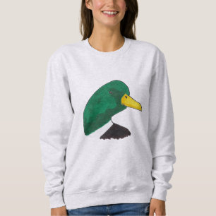Kunsthandwerk gezeichnet Mallard Duck Sweatshirt