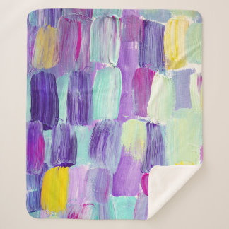 Kunsthandwerk in Handgemälden Sherpadecke