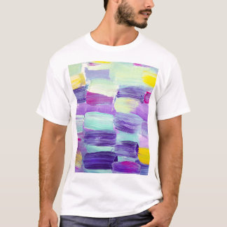 Kunsthandwerk in Handgemälden T-Shirt