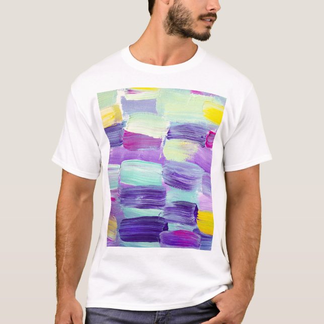 Kunsthandwerk in Handgemälden T-Shirt (Vorderseite)