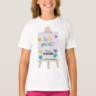 Kunsthandwerk Künstler Paint Birthday Thema T-Shirt