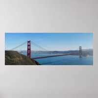 Kunsthandwerk Poster Golden Gate Bridge