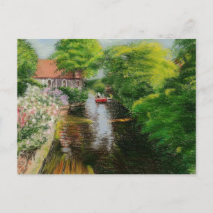 Kunsthandwerk Postkarte - Stour River Canterbury,