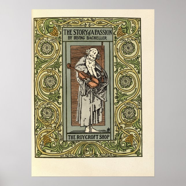 Kunsthandwerk Vintag 1901 Roycroft Poster (Vorne)