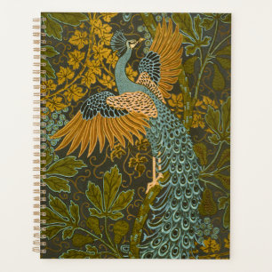 Kunsthandwerk Walter Crane Pfauenmuster Planer