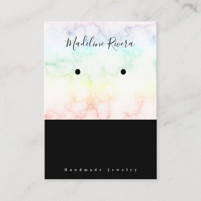 Kunsthandwerklich gefertigte Werbekarten für den O Telefonnummerkarte (Vorderseite)