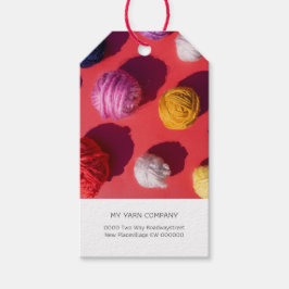 Kunsthandwerklich hergestellte Garne aus Strickwol Geschenkanhänger