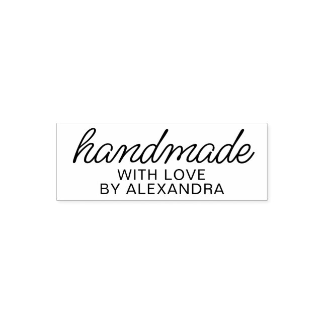 Kunsthandwerkliche Briefmarke für Individuelle Nam Permastempel (Design)