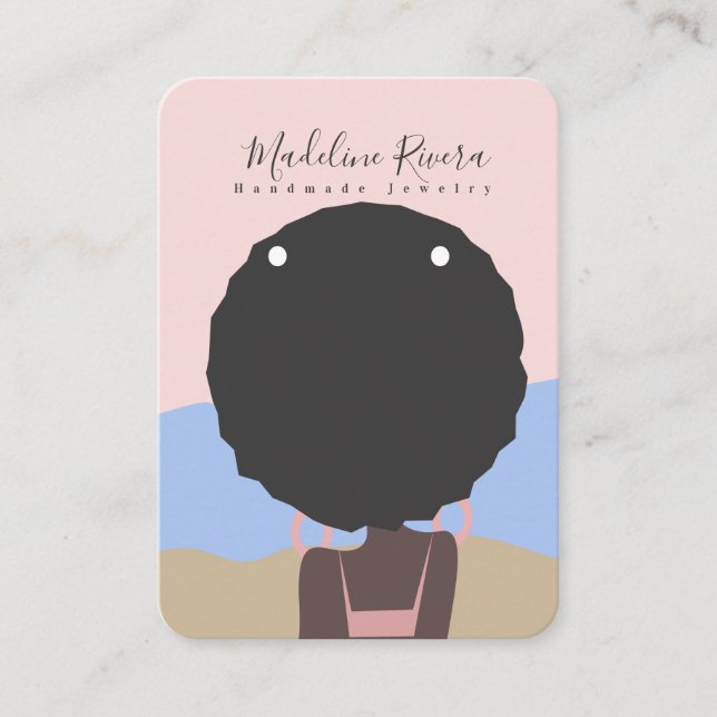 Kunsthandwerkliche Kunsthandwerkskarten Telefonnummerkarte (Vorderseite)