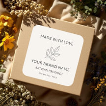 Kunsthandwerkliches Minimalistisches botanisches E