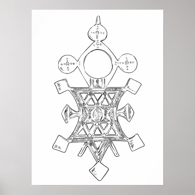 Kunsthandwerksdekor Poster (Vorne)