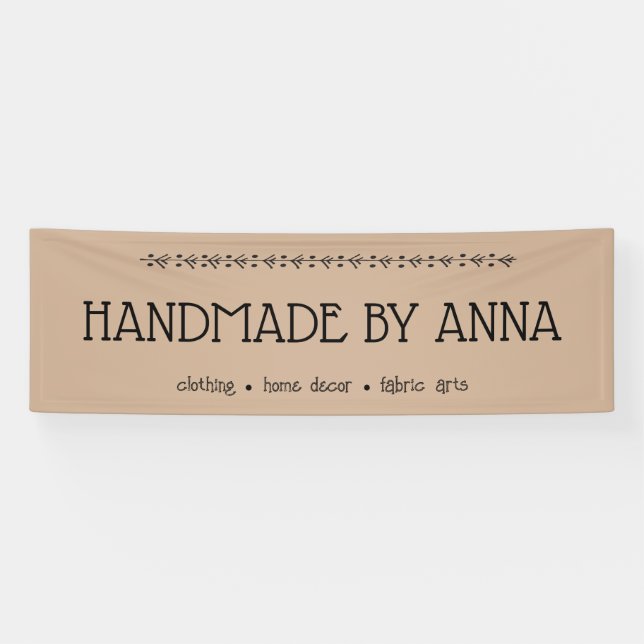 Kunsthandwerkskabine Messe Handmade Maker Verkaufs Banner (Horizontal)