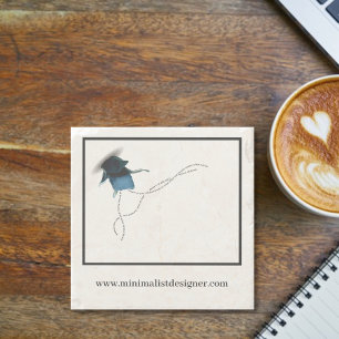 Kunsthandwerkskarte bläuliche Iriskarte Blume Steinuntersetzer