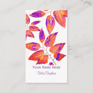 Kunsthandwerkskarte doppelseitig visitenkarte