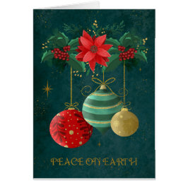 Kunsthandwerkskarte mit Blumen- und Bauerndesign