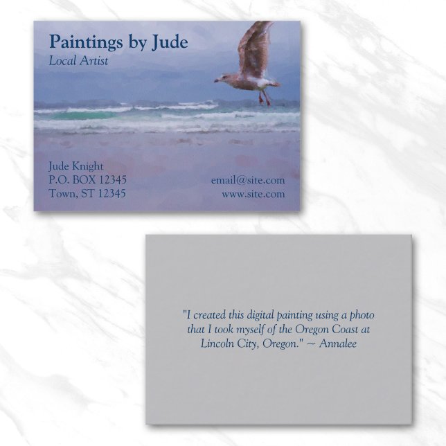 Kunsthandwerkskarte Visitenkarte (Artist Business Card)