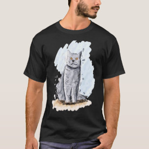 Kunsthandwerkskizze einer britischen Kurzzeitschri T-Shirt