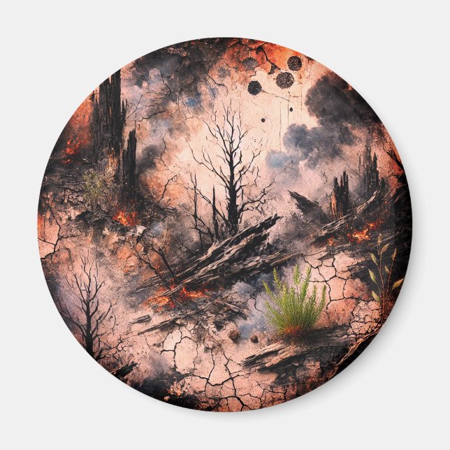 Kunsthandwerksmagnet Magnet (Vorne)