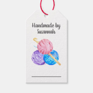 Kunsthandwerksshow für Crochet Yarn Geschenkanhänger