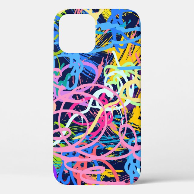 Kunsthintergrund. Nahtloses Muster mit Grunge  Case-Mate iPhone Hülle (Rückseite)