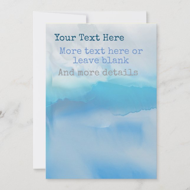 Kunsthistorische Visitenkarte Einladung (Vorderseite)