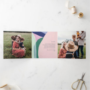 Kunsthistorische Weihnachtskarte Foto Grußkarte Dreifach Gefaltete Urlaubskarte