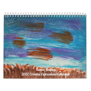 Kunstkalender mit vielen Gemälden von Tamar Raine Kalender