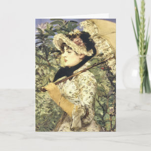 Kunstkarte "Jeanne, Frühling" Karte