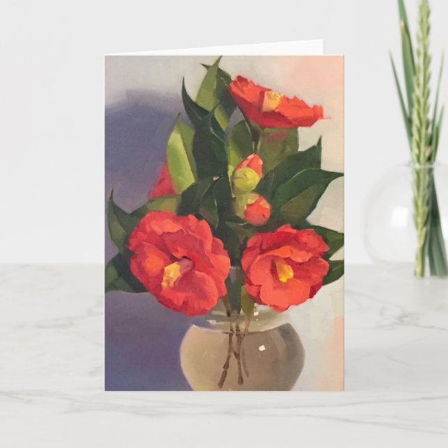 Kunstkarte, unbedruckte Innenseite. Kunst von Sara Karte (Vorderseite)