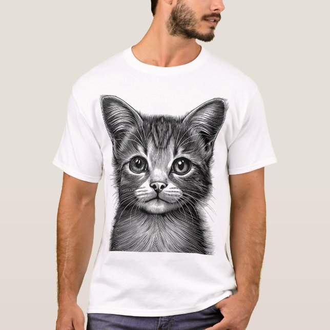 Kunstkatze T-Shirt (Vorderseite)