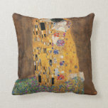 Kunstkissen Gustav Klimt. Der Kuss Kissen<br><div class="desc">Kunstkissen Gustav Klimt. Der Kuss.</div>