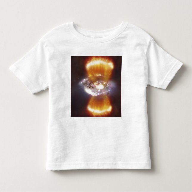Kunstkonzept einer Galaxie Kleinkind T-shirt (Vorderseite)