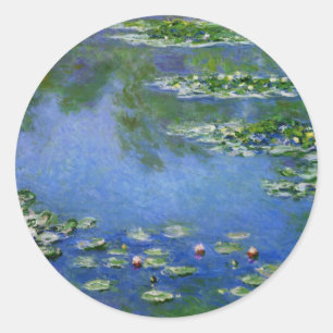 Kunstkünstler Claude Monet-Aufkleber Runder Aufkleber