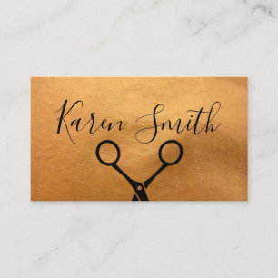 Kunstleder / Salon-Stylist Visitenkarte