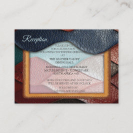 Kunstleder Textur Kunst Designs Begleitkarte