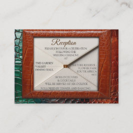 Kunstleder Textur Kunst Designs Begleitkarte