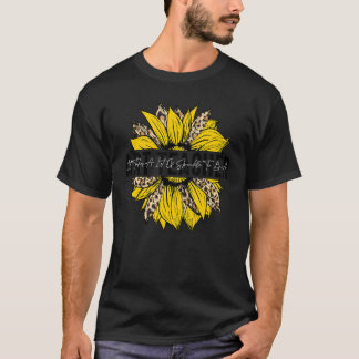 Kunstlehrer Boho Sonnenblume Fürsorglich Hingebung T-Shirt
