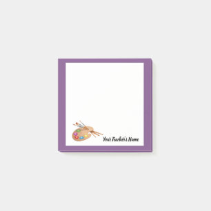 Kunstlehrer-Memo, Palette Post-it, Geschenk für Le Post-it Klebezettel