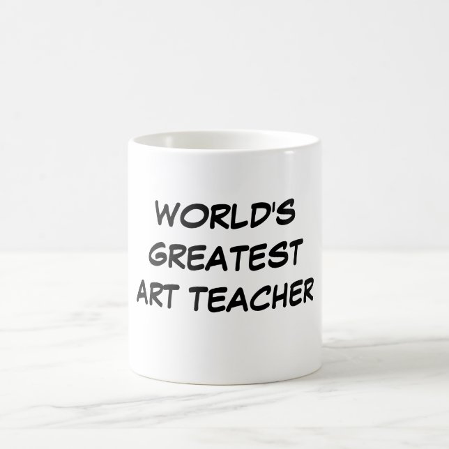 "Kunstlehrer-" Tasse der Welt bestster (Mittel)