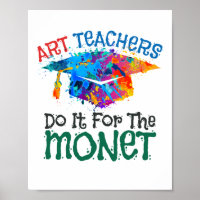 Kunstlehrer tun es für den Monet Art Teacher