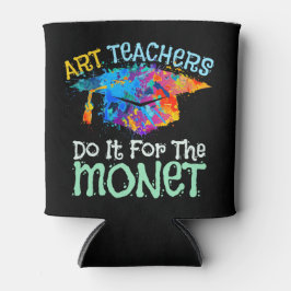 Kunstlehrer tun es für den Monet Dosenkühler